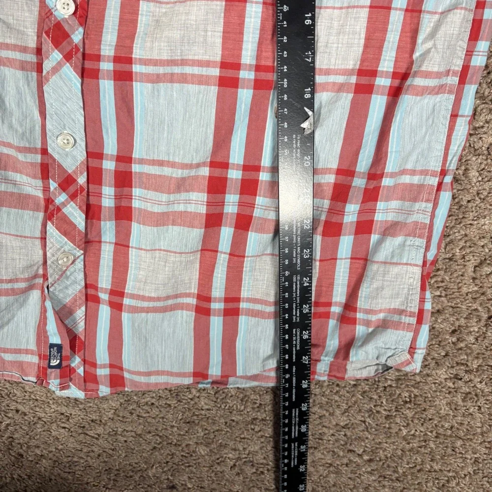 The North Face Plaid Button Up Long Sleeve Casual Shirt‎ Mens XL Outdoor Hiking
